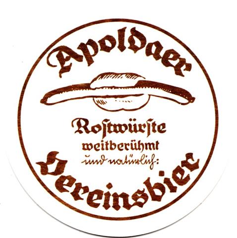 apolda ap-th apoldaer rund 2b (205-rostwrste-braun)